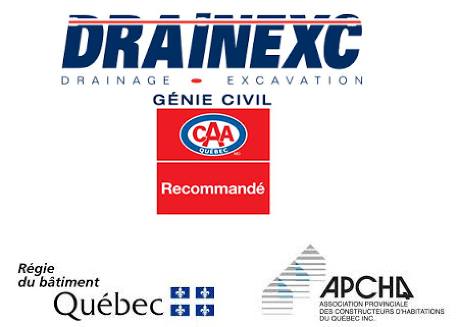 Excavation drainage Drainexc Québec Logo
